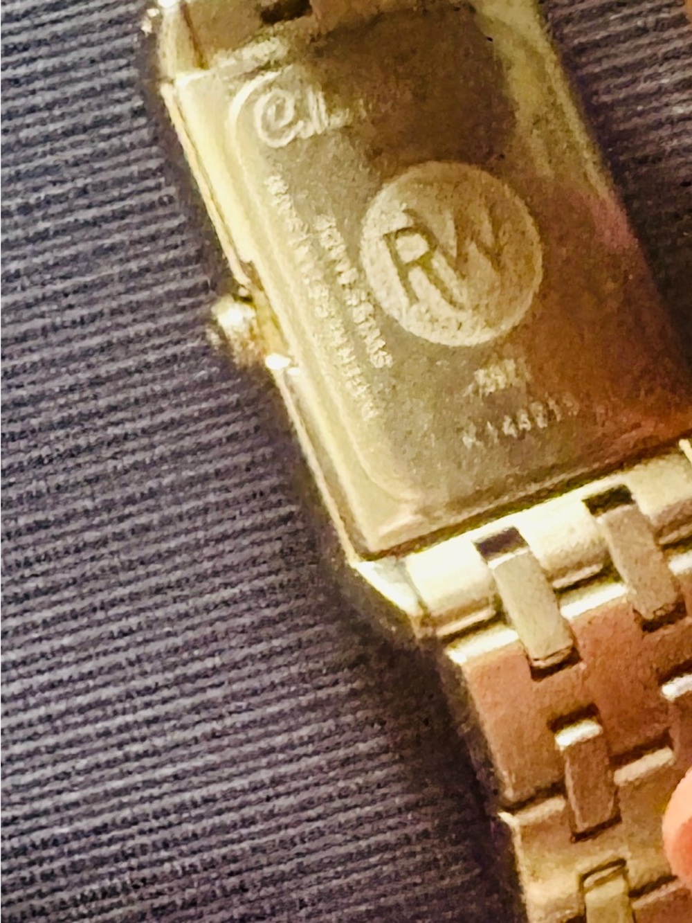 Stainless Raymond Weil Tank Bracelet